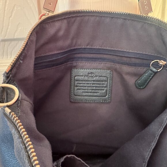 Coach Blue Handbag EUC - Picture 2 of 3